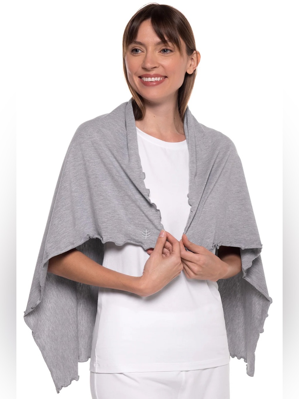 Coolibar Savannah Sun Blanket | Grey Heather
